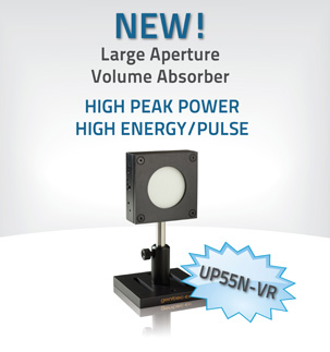 NEW! Large Size Power Detector for Highly Energetic Pulsed Lasers