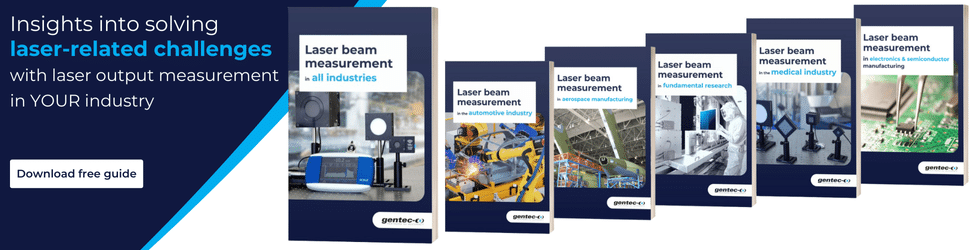 Industry guide for laser beam measurement